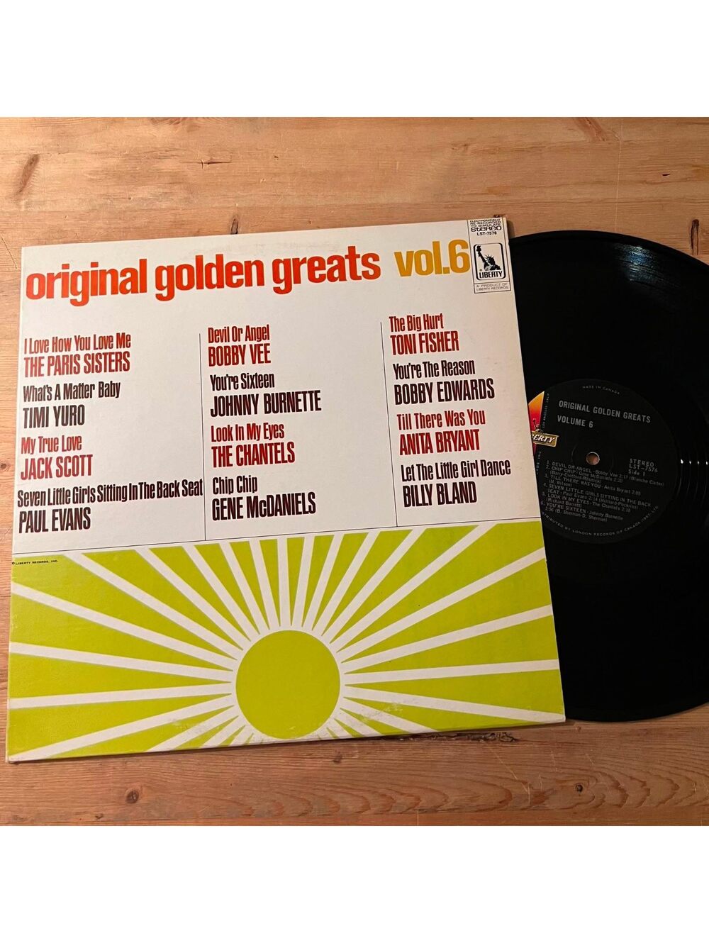 Various - Original Golden Greats Vol. 6 33rpm VG+ VR21